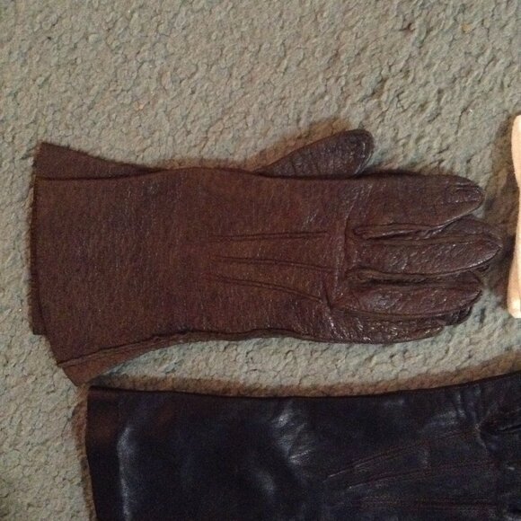 Lot of 11 Pair of c. 1950s '50s or 1960s '60s Vintage Gloves, Approx. Sizes 5-6 - Picture 2 of 12